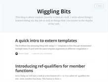 Tablet Screenshot of bitwigglers.org